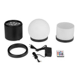 beamZ Pro Helios Multifunctional Outdoor Uplight Kit | Akku-Uplight mit 6-in-1 LED-Technologie für den Innen- und Außeneinsatz
