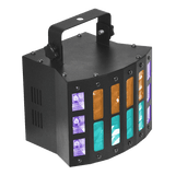 Involight "VENTUS IV" 9x 3 Watt LED DMX Derby Lichteffekt mit Strobe & UV Schwarzlicht