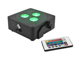 EUROLITE AKKU IP Flat Light 3 sw - Lightronic Showequipment