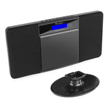 Audizio Nimes Stereo Anlage mit Bluetooth, CD speler, mp3 Player und Radio - 50Watt - Schwarz