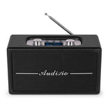 Audizio Tune60 Bluetooth Radio mit DAB+ und FM – Schwarz