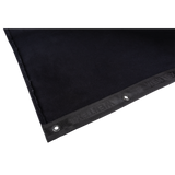 Schallabsorbierender Bühnenvorhang 500 g/m² | Schwarz - 300 x 300 cm (B x H) - ungefaltet