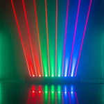 BeamZ Hyaden Moving Bar – 7 × 3 W RGBW LEDs + 8 rote Laserstrahlen