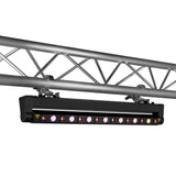 BeamZ Hyaden Moving Bar – 7 × 3 W RGBW LEDs + 8 rote Laserstrahlen