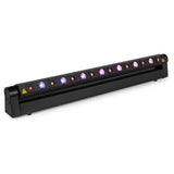 BeamZ Hyaden Moving Bar – 7 × 3 W RGBW LEDs + 8 rote Laserstrahlen