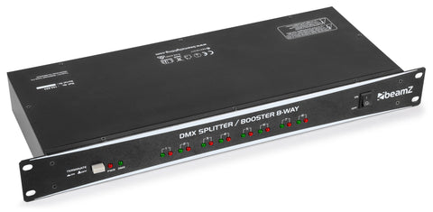 DMX8 Splitter / Booster – 8-fach DMX-Verteiler & Signalverstärker