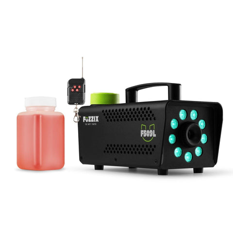 Füzzix F509L Party Nebelmaschine mit LED und Funkfernbedienung - Lightronic Showequipment