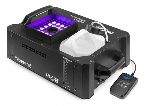 BeamZ "BLAZE1800" Funk & DMX Nebelmaschine mit 24x 4 Watt RGBA LEDs - Lightronic Showequipment