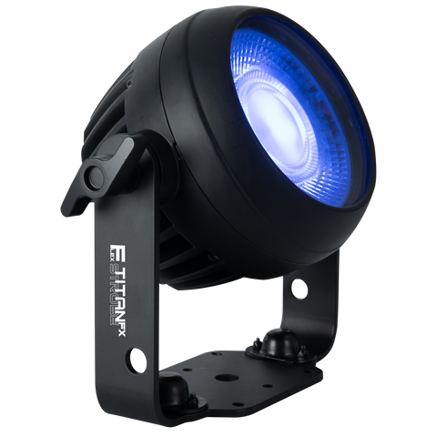 Showtec Titan Strobe FLEX FX Single Pod | 100 W LED Strobe Pod mit RGBW LED-Ringeffekt