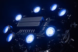Showtec Titan Strobe FLEX FX Single Pod | 100 W LED Strobe Pod mit RGBW LED-Ringeffekt