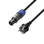Adam Hall Cables 8101 PCON 0300 Netzkabel CEE 7/7 - Powercon 1.5 mm² 3 m