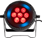 ALGAM LIGHTING - PARWASH76-RING | LED-PAR-Wash (7 x 6W RGBW) mit RGB-LED-Ring - Lightronic Showequipment
