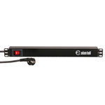 Adam Hall 19" 1HE Steckdosenleiste 8 - fach, französische Norm - Lightronic Showequipment