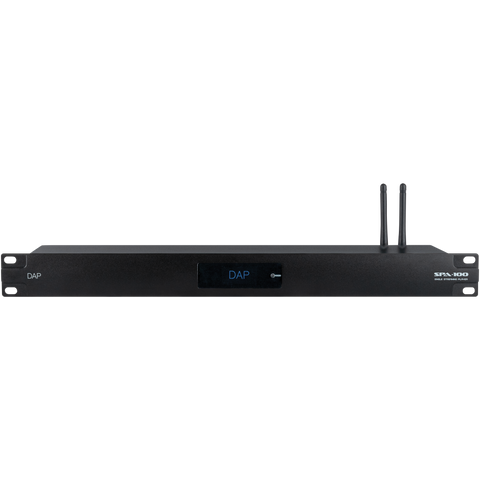 DAP SPA-100 Streaming-Vorverstärker | 1U Media Player mit Streaming-Funktion, USB/MP3-Player, Bluetooth 5.0 und Line-In