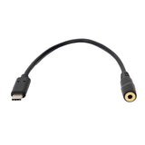 USBC DAC-mJsF | Digital-zu-Analog-Konverter (DAC) USB-C auf 3,5mm Miniklinkebuchse - Länge 15cm