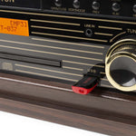 Fenton Memphis Retro Plattenspieler – Bluetooth, DAB & UKW, CD, Kassette und MP3-Player