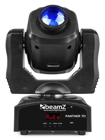 BeamZ Panther 70 LED Spot Mini Moving Head inkl. IR-Fernbedienung