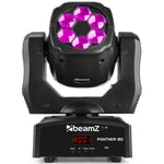 BeamZ Panther 80 LED Mini Moving Head mit rotierenden Linsen und IR-Fernbedienung