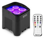 BeamZ BBP54 Akku LED IP65 Outdoor Uplight mit 4 x 12W RGBWA+UV - Lightronic Showequipment