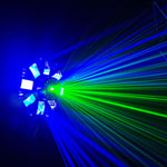 BeamZ MultiBox 4-in-1 LED-Lichteffekt mit Laser, Strobe, Wash und Flower