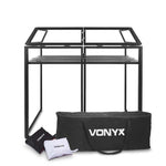 VONYX DB3 PRO DJ Tisch mit Transporttasche inkl. Stretchcover