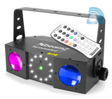 BeamZ "Terminator IV" Hybrid LED DMX Flower Strobe Laser Lichteffekt - Lightronic Showequipment