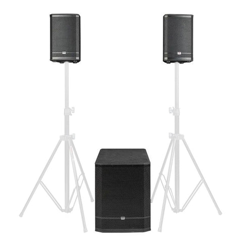 DAP Pure Club 15 PA Anlage | 15" Sub + 8" Tops Aktiv-Set mit DSP