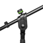 Gravity MS 4322B Mikrofonständer mit Dreibein-Klappfuß und 2-Punkt Ausziehgalge - Lightronic Showequipment