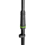 Gravity MS 4322B Mikrofonständer mit Dreibein-Klappfuß und 2-Punkt Ausziehgalge - Lightronic Showequipment