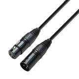 Adam Hall Cables K3 DMF 0600 DMX Kabel XLR male auf XLR female 6 m - Lightronic Showequipment