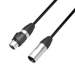 Adam Hall Cables K4 DMF 0050 IP65, DMX- & AES/EBU-Kabel – 3-Pol-XLR(m) auf XLR(f), IP65 0,5 m - Lightronic Showequipment