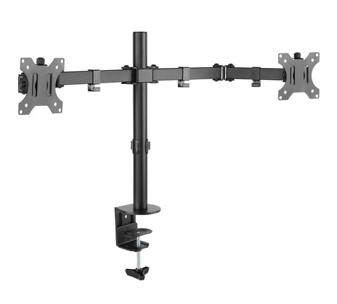 Audizio MAD20 Universal Doppel Monitor-Arm für zwei 13 - 32 Zoll Monitore - Lightronic Showequipment