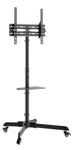 Audizio MFS30 mobiler TV Ständer mit Rollen für 32"-65" Bildschirme - Lightronic Showequipment