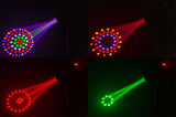 BeamZ "Moon Flower 2.0" DMX RGBAW LED Flower Lichteffekt mit IR-Fernbedienung