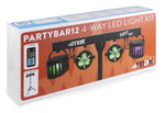 MAX Partybar 12 LED Lichtanlage inkl. Stativ und IR-Fernbedienung - Lightronic Showequipment