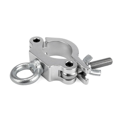 Halbschelle schmal, silber, mit Öse 170 kg (48 - 51 mm) - Lightronic Showequipment
