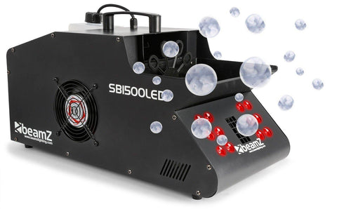 BeamZ "SB1500LED" Funk & DMX Nebel- & Seifenblasenmaschine mit RGB LEDs - Lightronic Showequipment