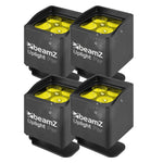 SET: 4x BeamZ BBP44 Mini Outdoor Uplighting Akku Par Scheinwerfer - Lightronic Showequipment