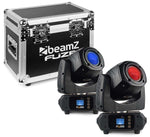 BeamZ FUZE75S 75W Moving Head Spot Set 2x im Flightcase - Lightronic Showequipment
