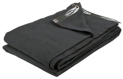 Showtec Backdrop Black - Bühnenmolton 6 m (B) - 4,5 m (H) - Lightronic Showequipment