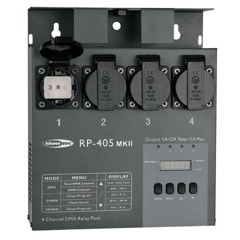 Showtec RP-405 MKII Relay Pack - Lightronic Showequipment