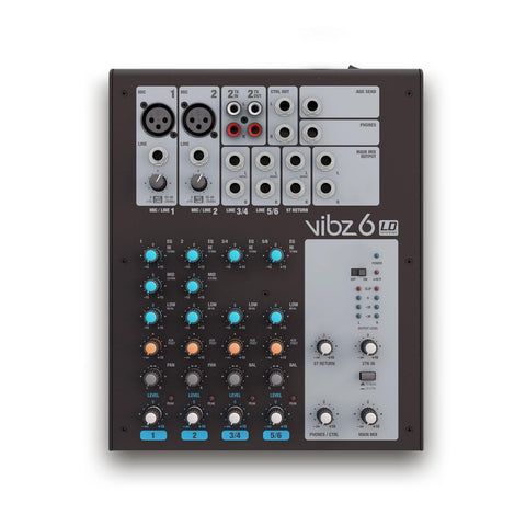 LD Systems VIBZ 6 6-Kanal Mixing Console - Lightronic Showequipment